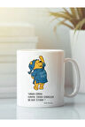 Beyaz Porselen Kupa Bardak Winnie The Pooh Aşk Dostluk Arkadaşlık Kardeşlik Sevgi