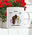 Hediyemi 3'lü Arkadaş Kupa Bardak