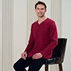 Over Sleep 1707 Erkek Süprem Uzun Kol Pijama Takım