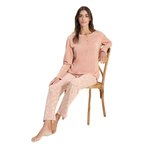 Over Sleep 3311 Kadın Büyük Beden Modal Yazlık Takım (L-XL-2XL-3XL)