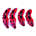 Rs Logolu Kaliper Kapağı Kırmızı 4 Parça