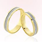 Örgü Model Altın Alyans 3906