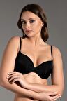 Kadın Destekli Balenli Siyah Sütyen C3T3N8O015