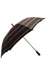 Snotline Baston Şemsiye Ekose Kahve 14-L