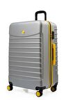 Büyük Boy Valiz 4x2 Teker Gri 1168