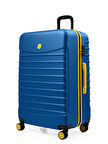 Büyük Boy Valiz 4x2 Teker Lacivert 1168