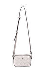 . Çapraz Askılı Kadın Çanta Beyaz-Gri Us24121