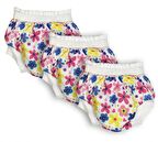 Sema Baby 3'lü Desenli Lüks Alıştırma Külodu No.2 15-20 kg - Flowers