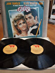 GREASE  SOUNDTRACK - JOHN TRAVOLTA - OLIVIA NEWTON-JOHN - 1978 ALMANYA BASIM DOUBLE 2XLP ALBÜM