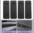 Hyundai İ20 İ30 Kia Ceed Tavan Çıta Plastik Kapak Takımı 4 Adet 87255-A5000