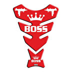 Universal Motosiklet Tank Pad Boss Kırmızı