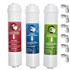 Sulook Kapalı Kasa Su Arıtma Cihazlarına Uyumlu 5'li Filtre Seti Vontron Membranlı