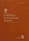Uluslararası Karadeniz İncelemeleri Dergisi / İnternational Journal of Black Sea Studies Sayı: 5