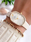 Coliseum Deri Kordon Vintage Seri Kadın Kol Saati+Bileklik Hediyeli CL8104.BM5