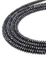 6X3 MM Faset Kesim Rondela Hematit Dizi Doğaltaş - DZ4335