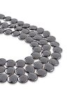10 MM Yassı Hematit Doğal Taş Dizi