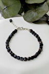 Siyah Akik Taşı Bileklik