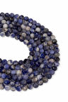 6 MM Faset Sodalit Taşı Dizi