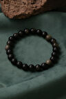 Obsidyen Taşı Bileklik