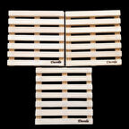 Escoines Koleksiyon Sarıçam 3Adet Gönderilecektir Ahşap Kare Nihale 18,5x18,5cm 3996366946605af82f