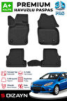 S-Dizayn Ford Focus 3 3D Pro Havuzlu Paspas 2011-2014 A+ Kalite