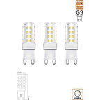 Mısır Şeffaf 5W 6500K G9 LED Ampul 3'lü ERD-305