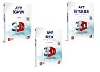3D Yayınları Ayt Fizik Kimya Biyoloji Soru Bankası Seti 2023
