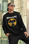 Megadeth Baskılı Unisex Oversize Sweatshirt
