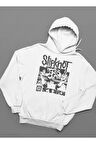 Slipknot Unisex Oversize Müzik Grubu Tasarım Hoodie