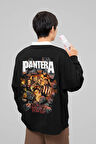 Pantera Vulgar Display Of Power Yazılı Unisex Oversize Müzik Grubu Sweatshirt