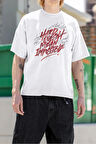 Hard Doesn't Mean Impossible Yazılı Unisex Tişört, Oversize Tasarım Tişört