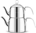 Karaca Bally İndüksiyon Tabanlı Maxi Çaydanlık Takımı