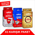 Qualità Oro + Crema e Gusto + Qualità Rossa Filtre Kahve (250gr) 3'Lü Paket