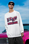 Tasarım Spider-Man Baskılı Unisex Oversize Örümcek Adam Sweatshirt