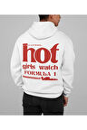 Hot Girls Watch Formula 1 Yazılı Unisex Oversize Tasarım Hoodie