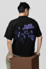 Black Sabbath Baskılı Unisex Oversize Müzik Grubu Tişört