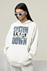 System Of A Down Baskılı Unisex Oversize Tasarım Hoodie