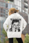 Taylor Swift Reputation Baskılı Unisex Oversize Şarkıcı Hoodie