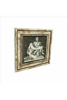 Pietà (Michelangelo, 1498) Baskılı Taş Tablo 25X25