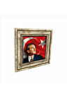 Mustafa Kemal Atatürk Baskılı Taş Tablo 25X25