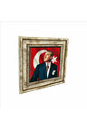 Mustafa Kemal Atatürk Baskılı Taş Tablo 25X25