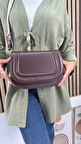Günlük Kadın Omuz Çantası Dikiş Detaylı Ayarlanabilir Çapraz Askılı Şık Sade 4000