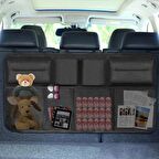 8 Cepli Oto Bagaj Eşya Düzenleme Çantası, Araç içi 8 Cepli Bagaj