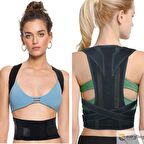 Unisex Dik Duruş Korsesi Kadın Kamburluk Korsesi Sırt İçin Korse