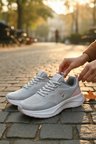 Enoch Kadın Spor Ayakkabı Nefes Alabilir Örme Saya Antrenman Sneaker Ayakkabısı
