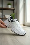 Enoch Kadın Klasik Şeritli ve Kalın Tabanlı Rahat Günlük Sneaker Spor Ayakkabı
