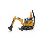 Bruder Jcb Küçük Kepçe 8010 Cts Ve İnşaat İşçisi B World 62002