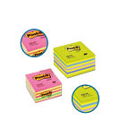 Post-it Yapışkanlı Not Kağıdı Küp Gökkuşağı 450 YP 76x76 Pembe Tonları 2028-NP