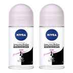 Nivea Invisible Black&White Clear Kadın Roll-On Deodorant 50 ML x 2