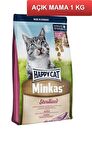 Happy Cat Minkas Sterilised Kısırlaştırılmış Kedi Mama 1 kg AÇIK